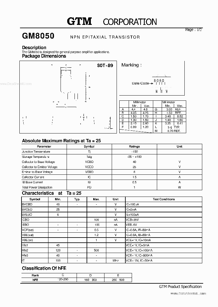 GM8050_2978757.PDF Datasheet