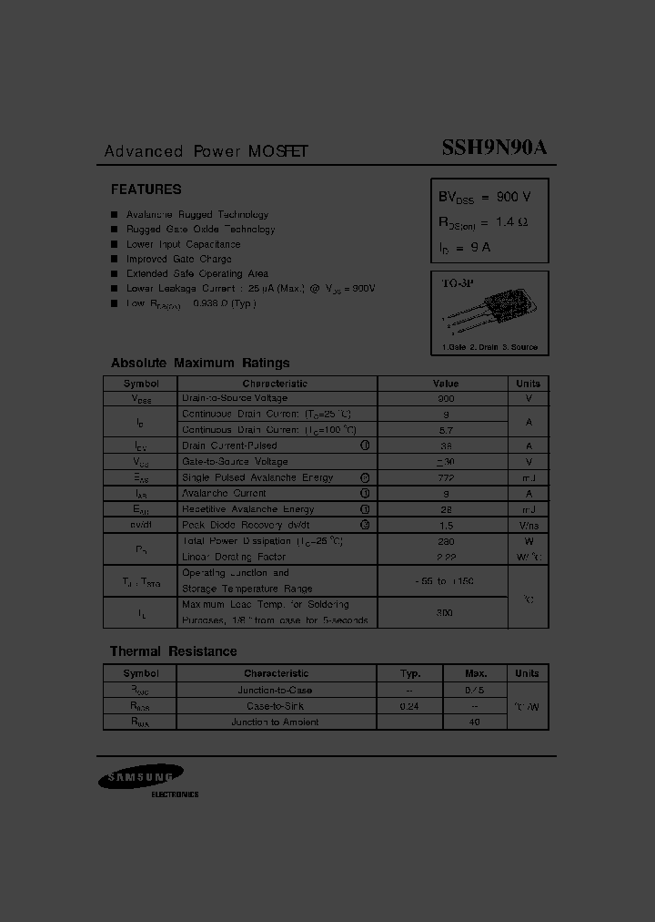 SSH9N90A_2987638.PDF Datasheet