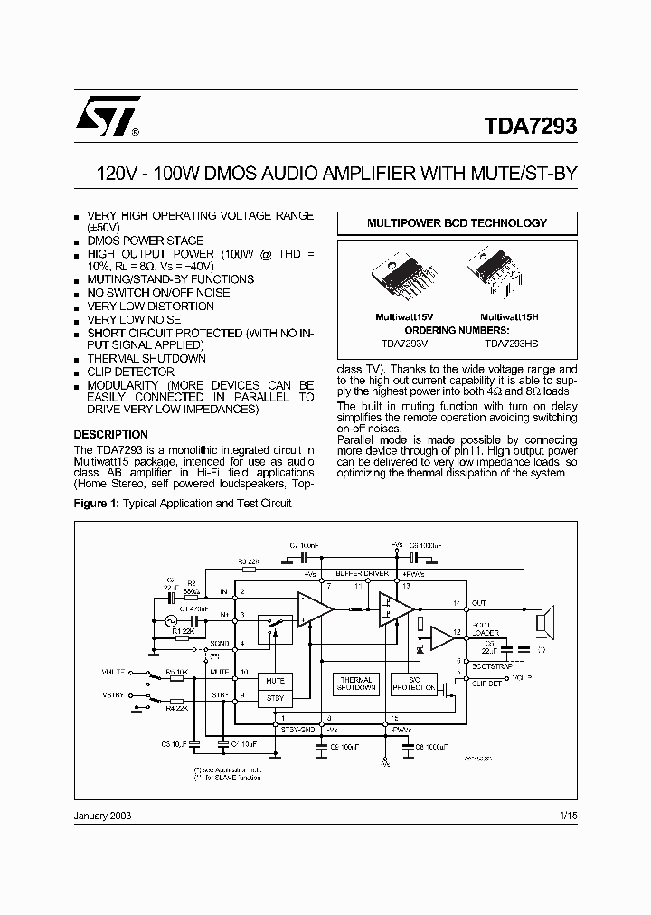 TDA7293HS_2989012.PDF Datasheet