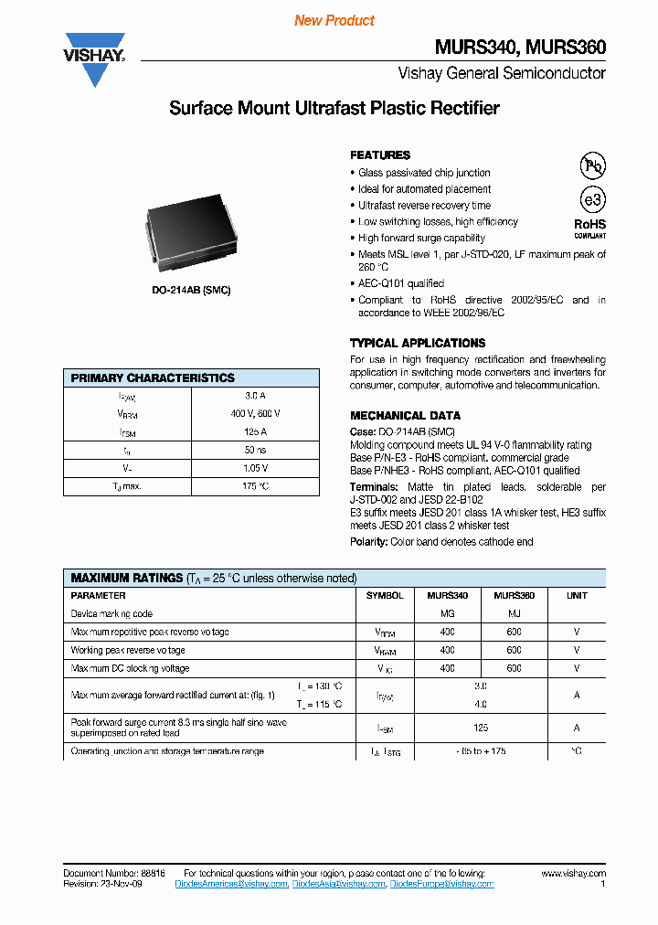 MURS340HE3-57T_2990369.PDF Datasheet