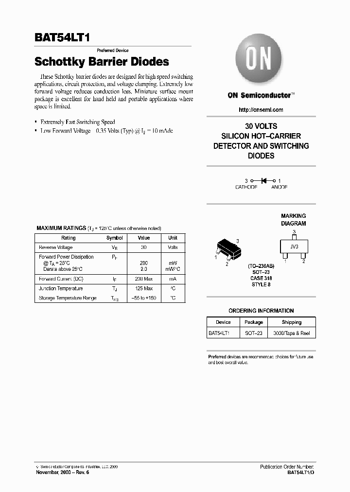 BAT54LT1-D_3002013.PDF Datasheet