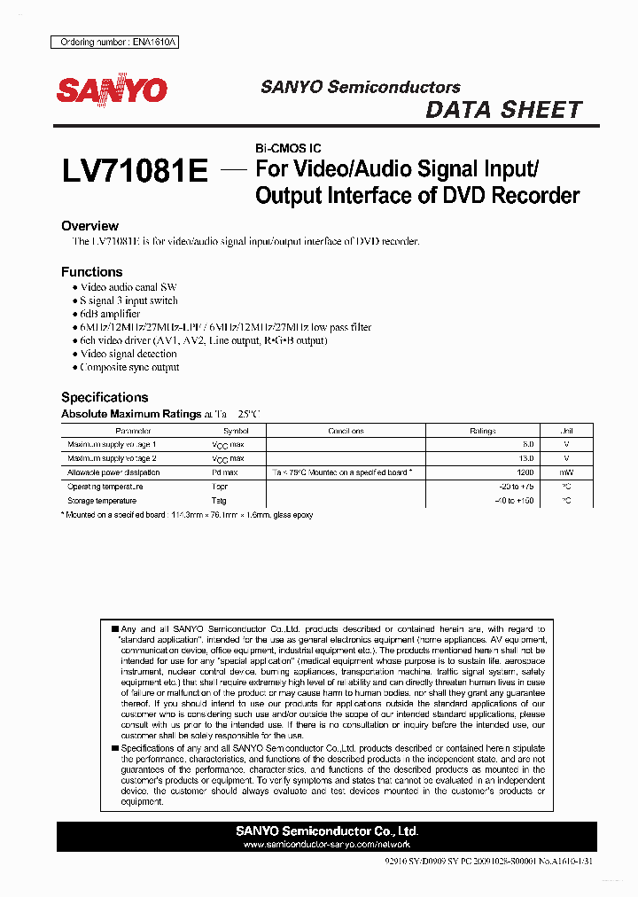 LV71081E_3010340.PDF Datasheet