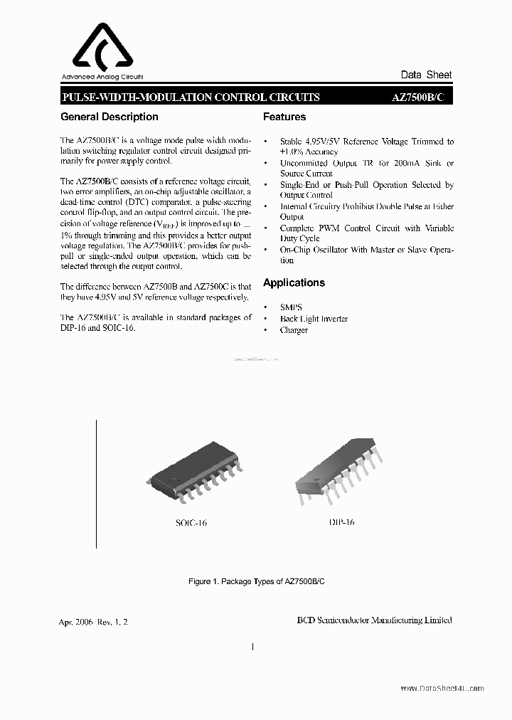 AZ7500B_3013342.PDF Datasheet