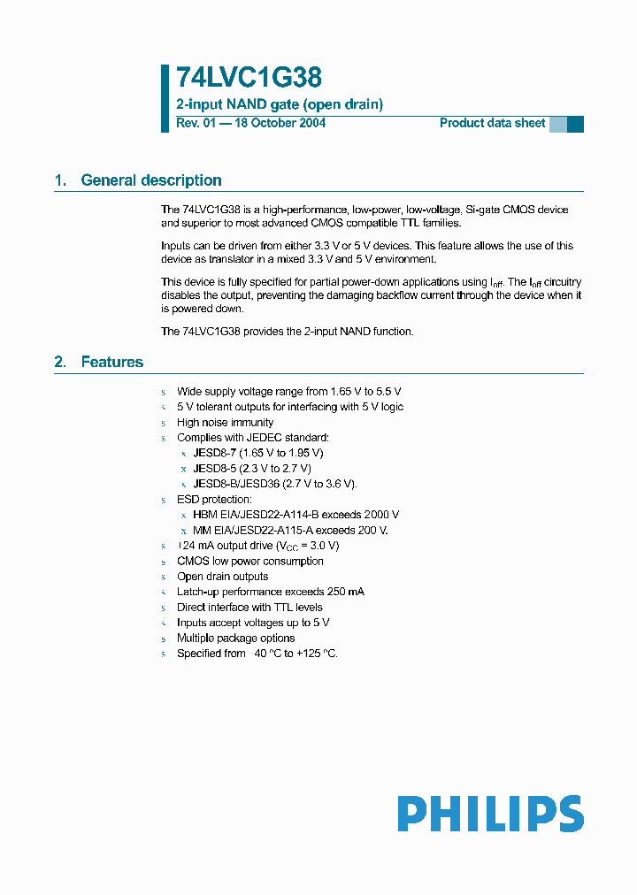 74LVC1G38_3023291.PDF Datasheet