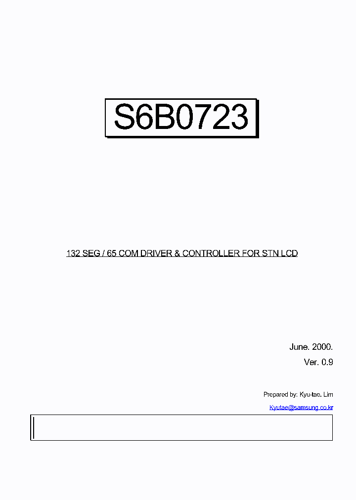 S6B0723_3027128.PDF Datasheet