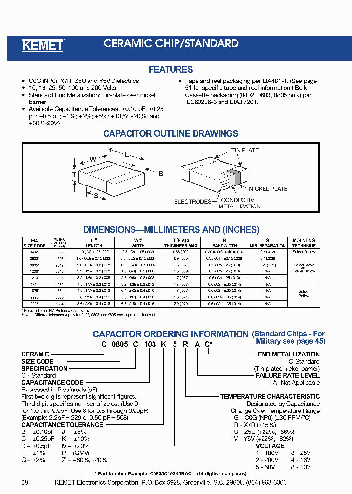 C1206C104C2RAC_3040307.PDF Datasheet