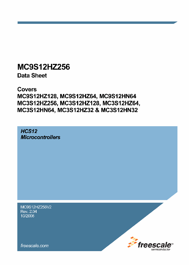 MC9S12HZ256J3CAA_3041765.PDF Datasheet