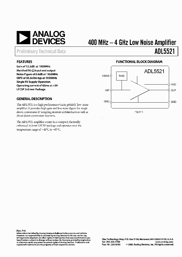 ADL5521-EVALZ_3047605.PDF Datasheet