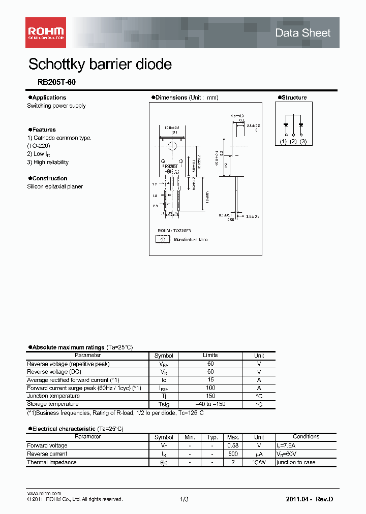 RB205T-6011_3089549.PDF Datasheet