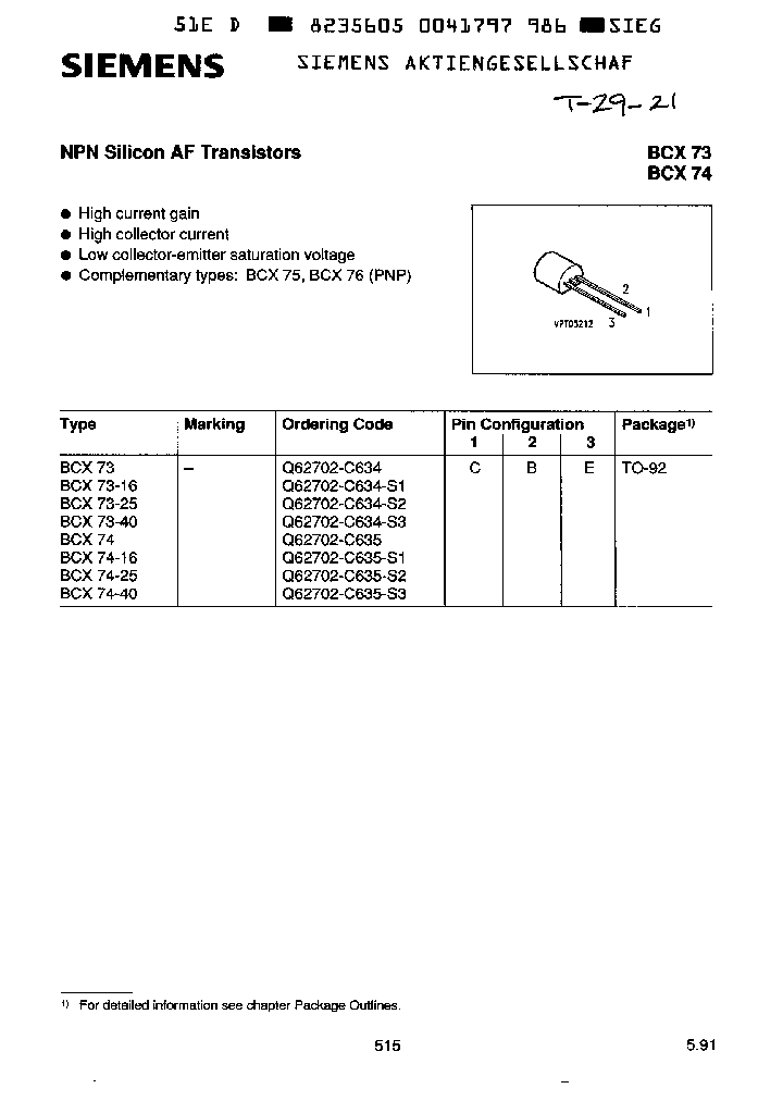 BCX74-25_3099483.PDF Datasheet