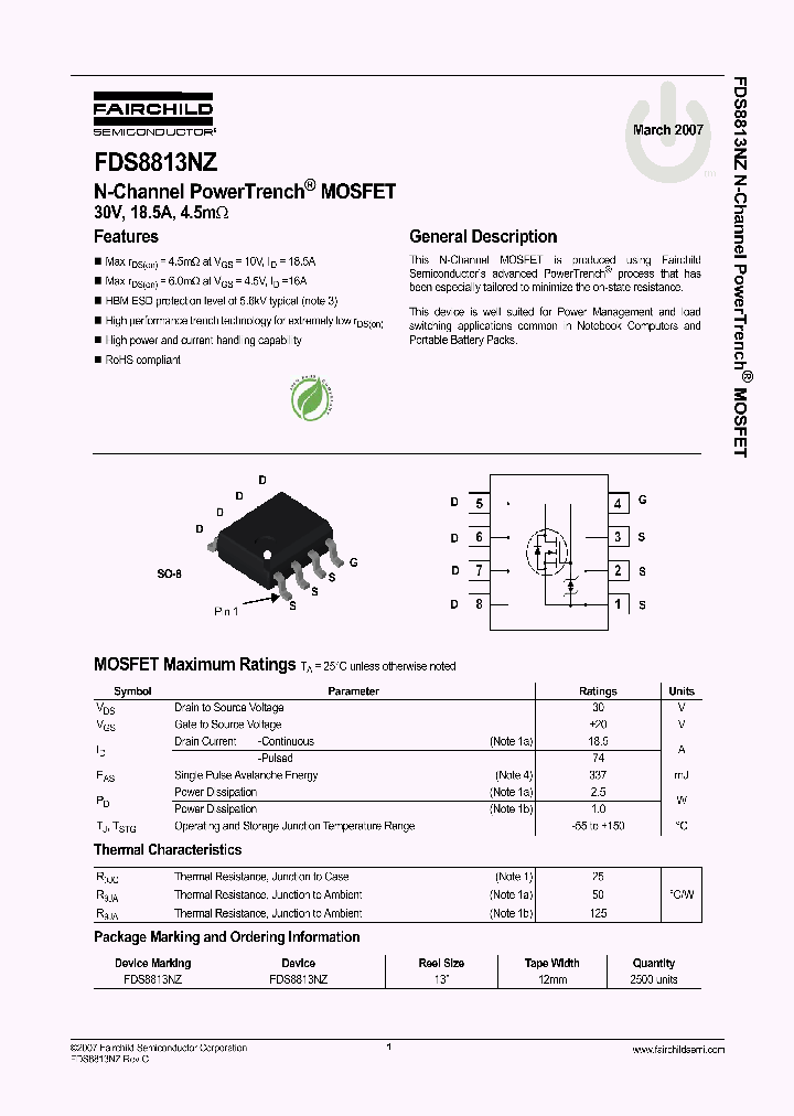 FDS8813NZ_3104540.PDF Datasheet