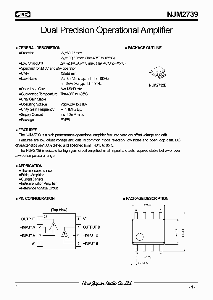 NJM2739E_3116817.PDF Datasheet