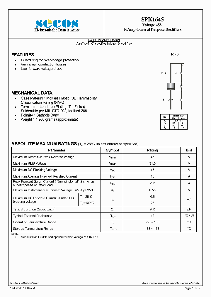 SPK1645_3121094.PDF Datasheet