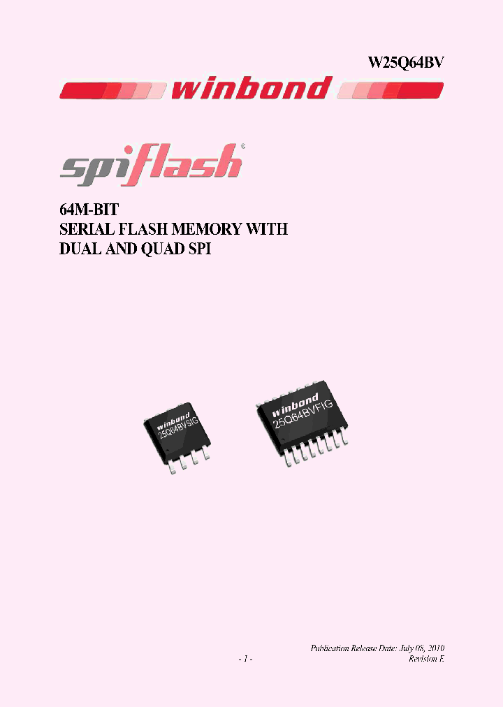 W25Q64BV_3125223.PDF Datasheet
