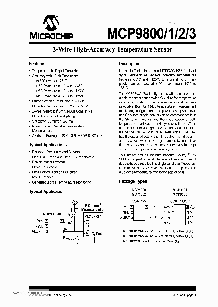 MCP9800_3125421.PDF Datasheet