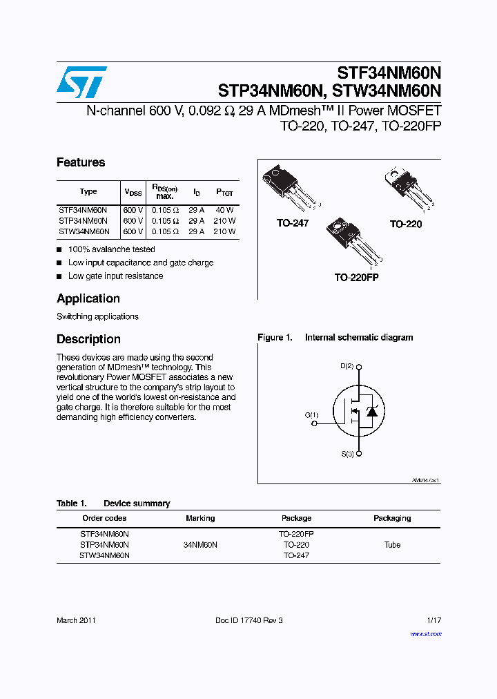 STW34NM60N_3127436.PDF Datasheet