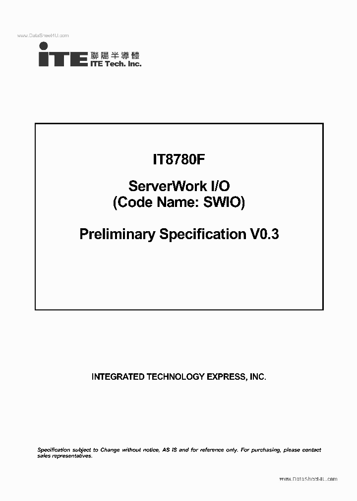IT8780F_3128760.PDF Datasheet