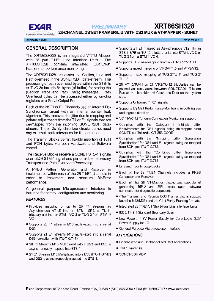 XRT86SH328_3131352.PDF Datasheet