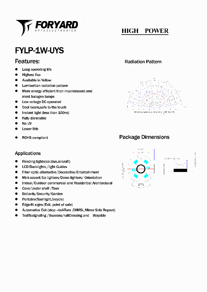 FYLP-1W-UYS_3136379.PDF Datasheet