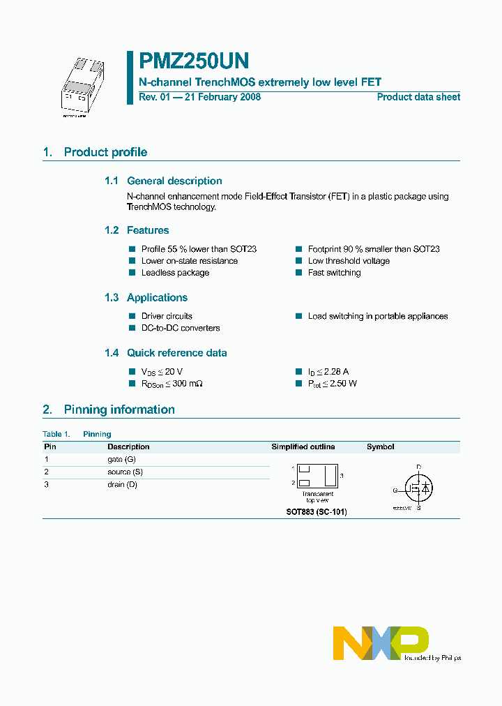 PMZ250UN_3138974.PDF Datasheet