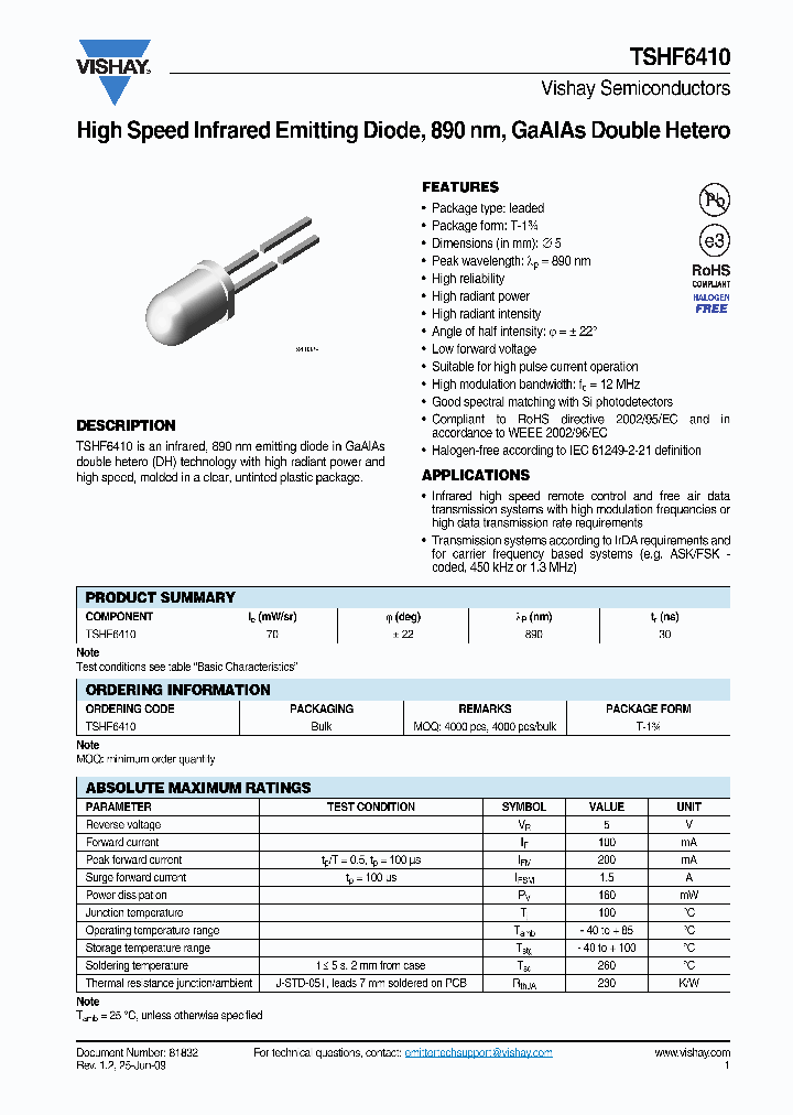 TSHF6410_3158208.PDF Datasheet