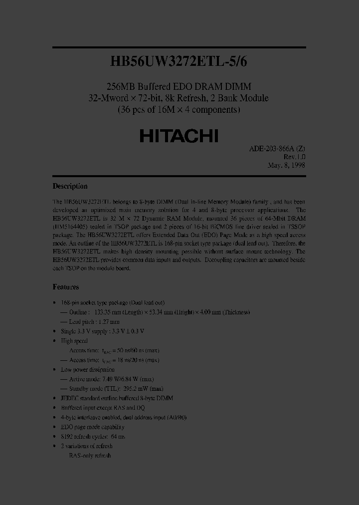 HB56UW3272ETL-6_3170118.PDF Datasheet