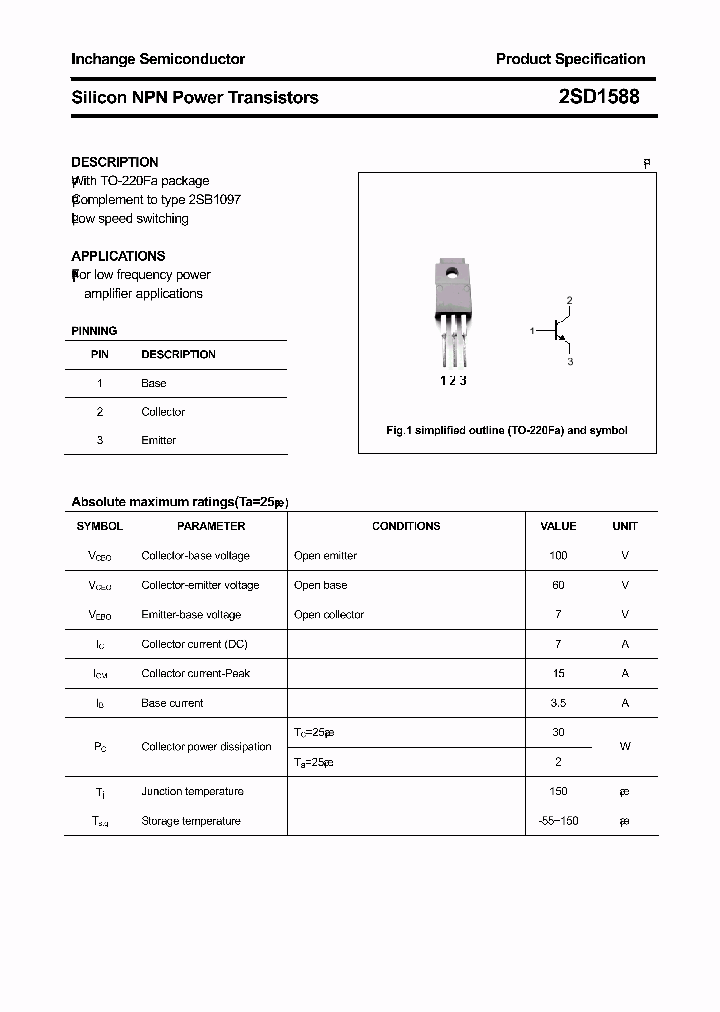 2SD1588_3170245.PDF Datasheet