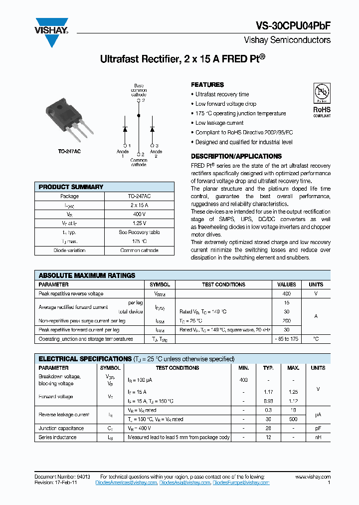 30CPU04PBF11_3170983.PDF Datasheet