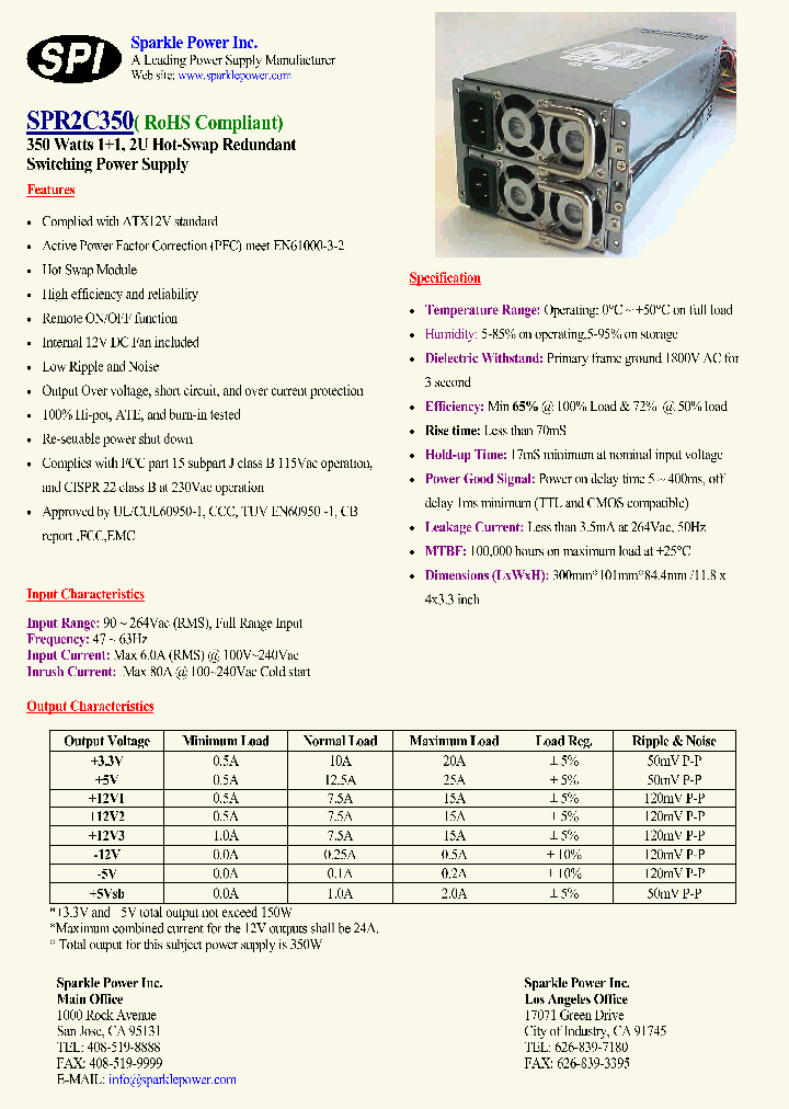 SPR2C350_3174429.PDF Datasheet