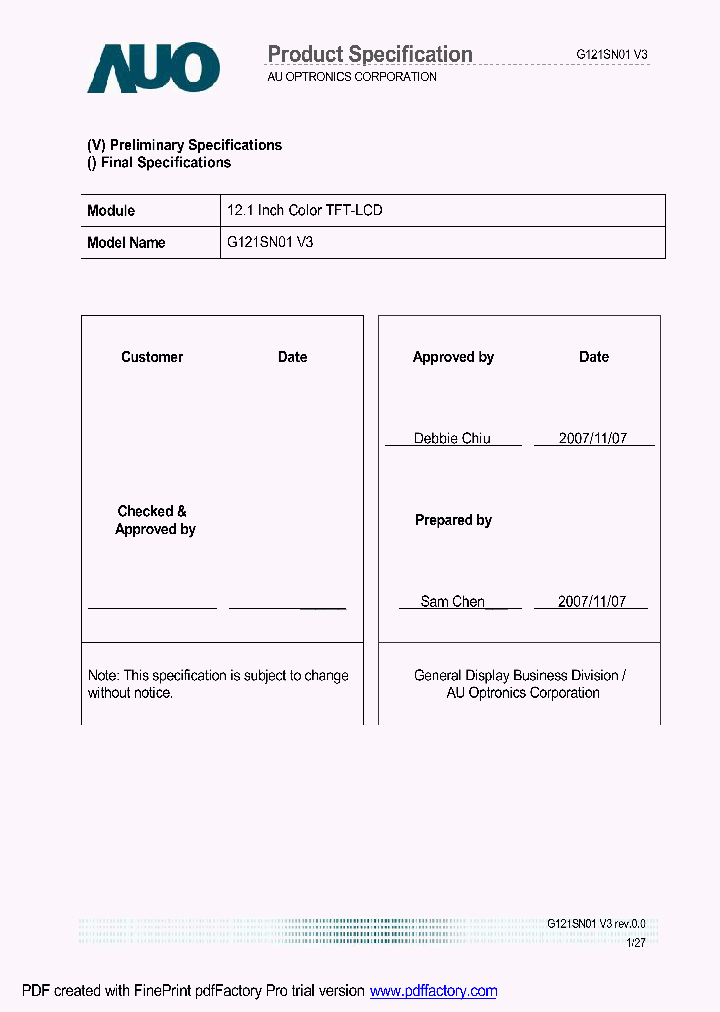 G121SN01V3_3176896.PDF Datasheet