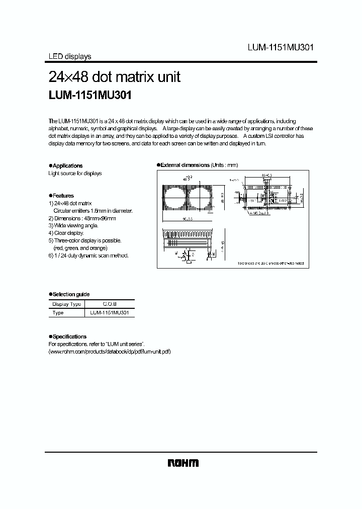 LUM-1151MU301_3193170.PDF Datasheet