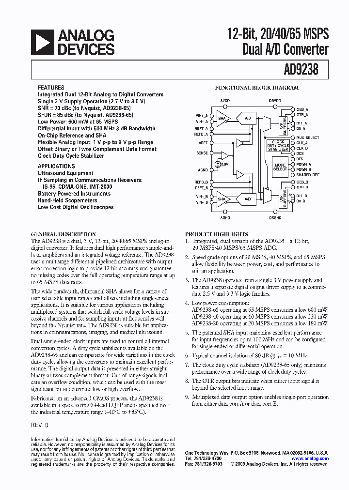 AD9238_3201339.PDF Datasheet