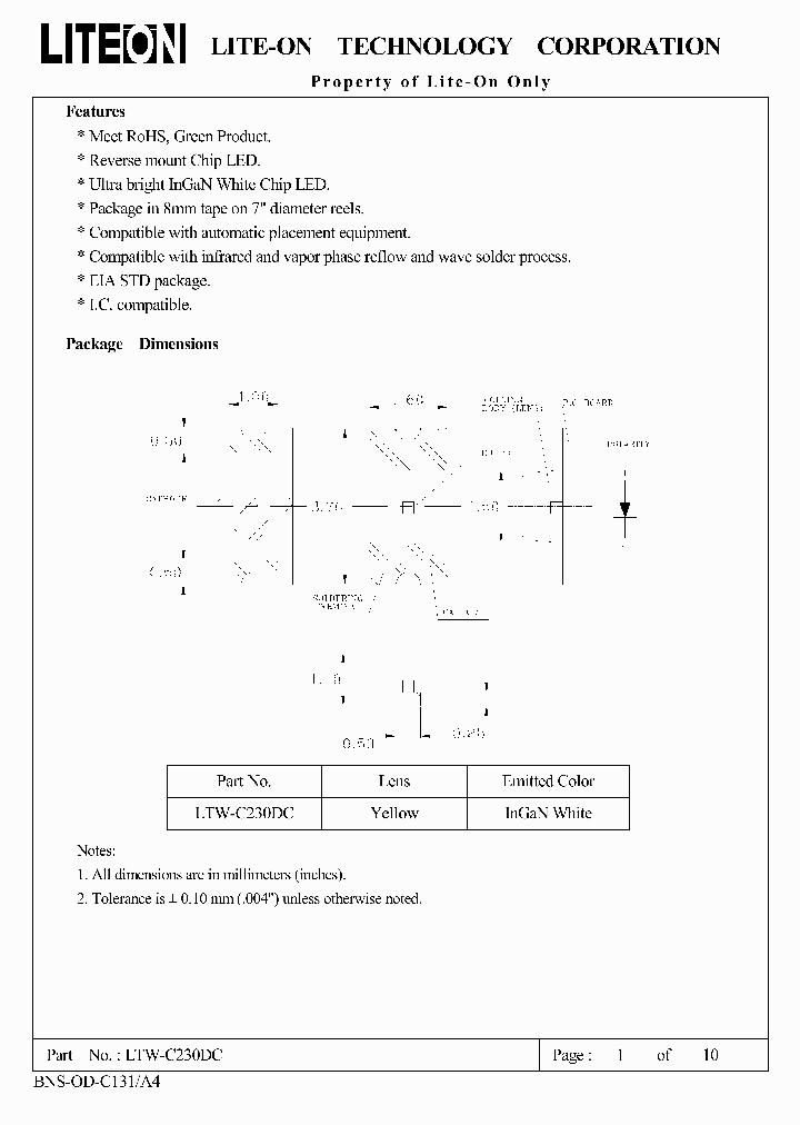 LTW-C230DC_3229162.PDF Datasheet