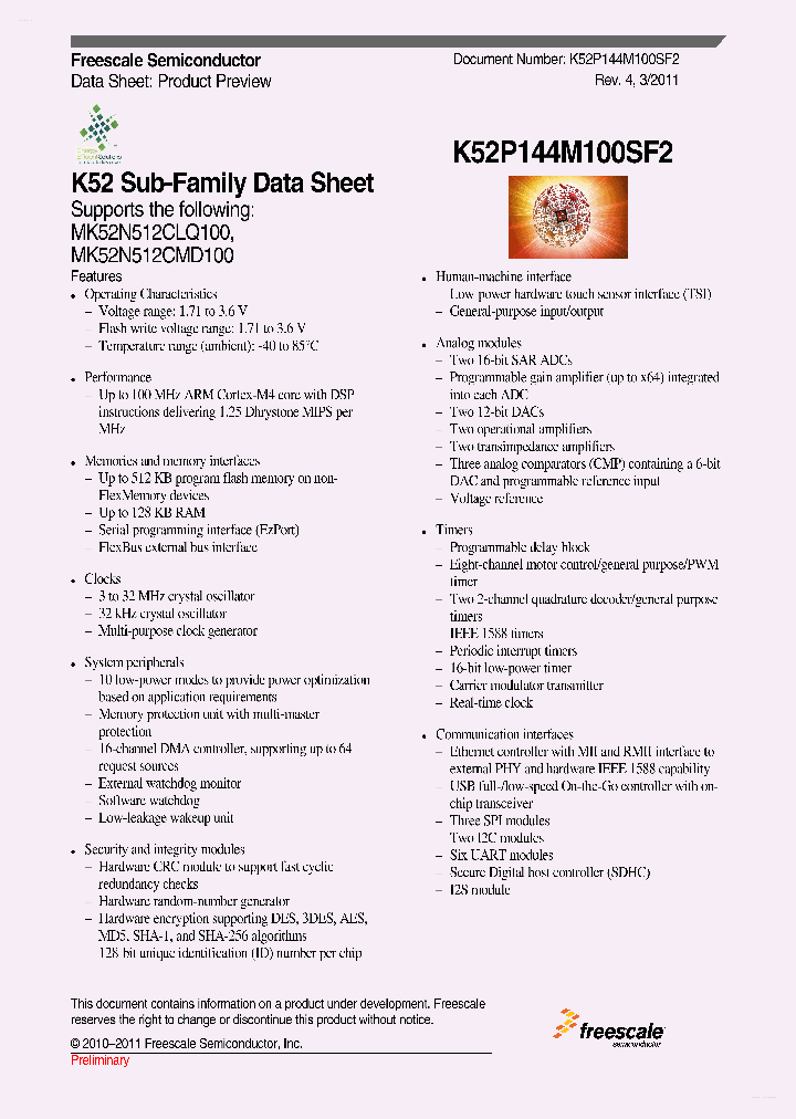 K52P144M100SF2_3236368.PDF Datasheet