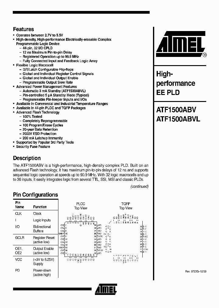 ATF1500ABVL_3238229.PDF Datasheet