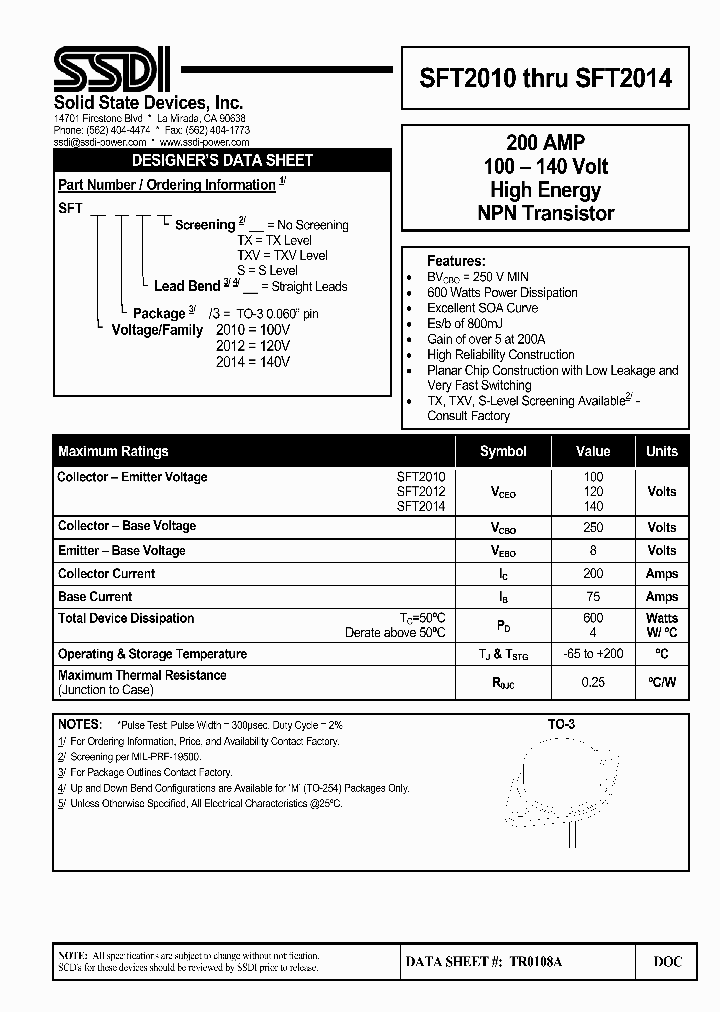 SFT2010_3242052.PDF Datasheet