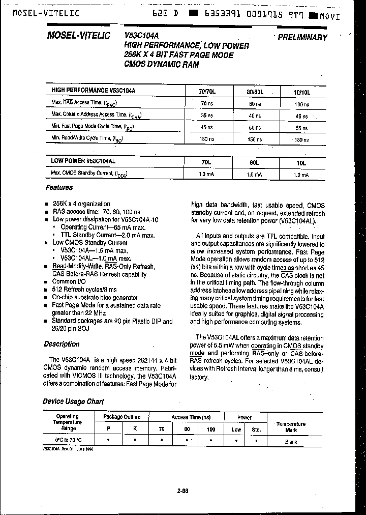 V53C104AK-100L_3254871.PDF Datasheet