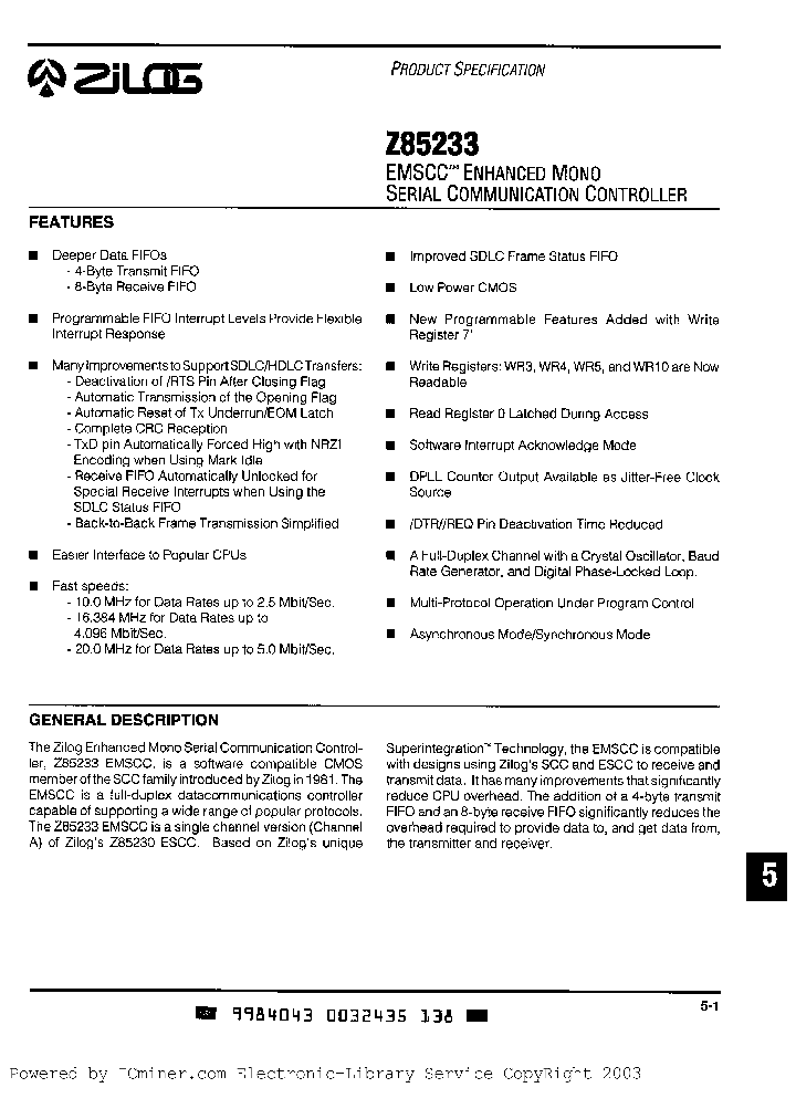 Z8523310FSC_3256780.PDF Datasheet