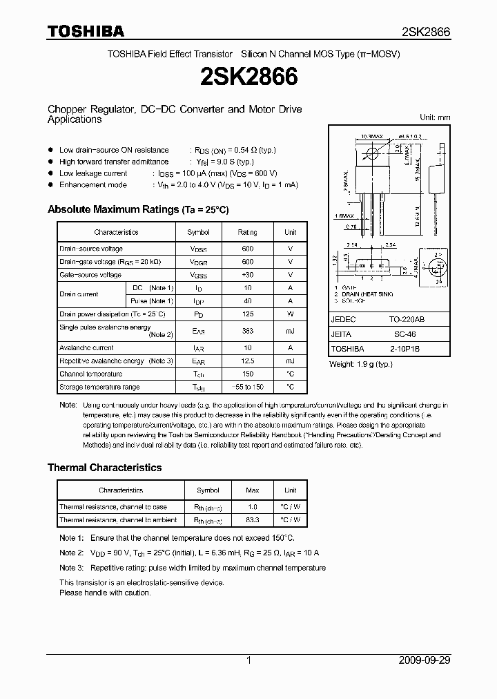 2SK2866_3265835.PDF Datasheet