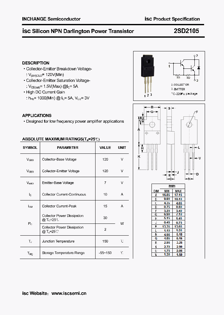 2SD2105_3279931.PDF Datasheet