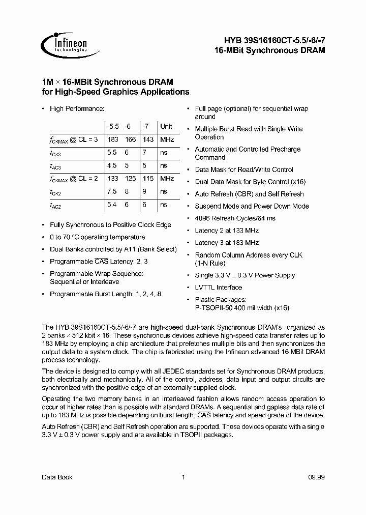 HYB39S16160CT-7_3284261.PDF Datasheet