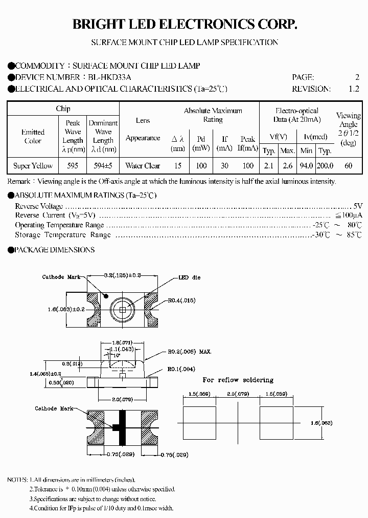 BL-HKD33A-TRB_3295727.PDF Datasheet