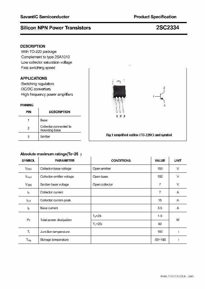 2SC2334_3304907.PDF Datasheet