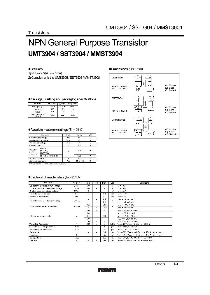 MMST3904_3307695.PDF Datasheet