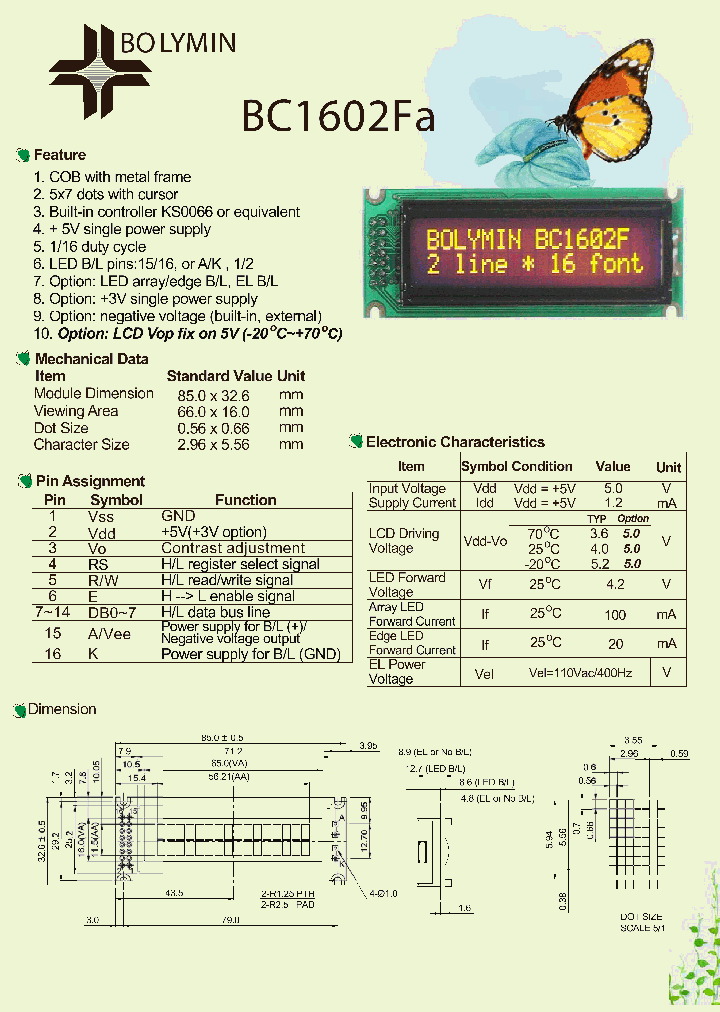 BC1602FA_3315620.PDF Datasheet