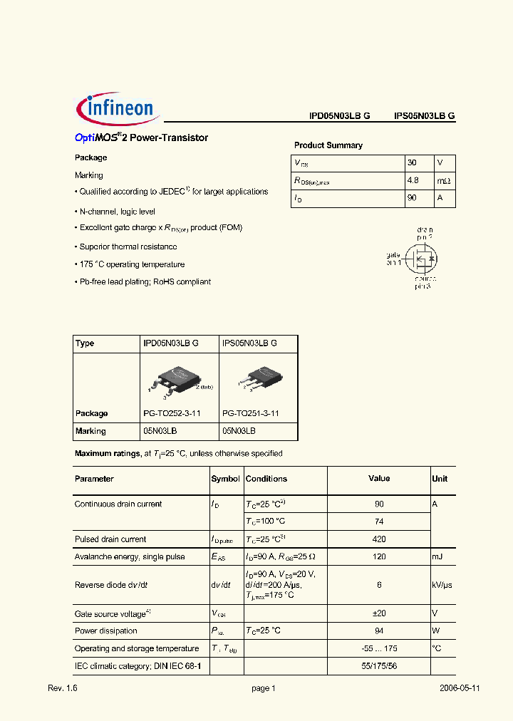 IPD05N03LBG_3321055.PDF Datasheet