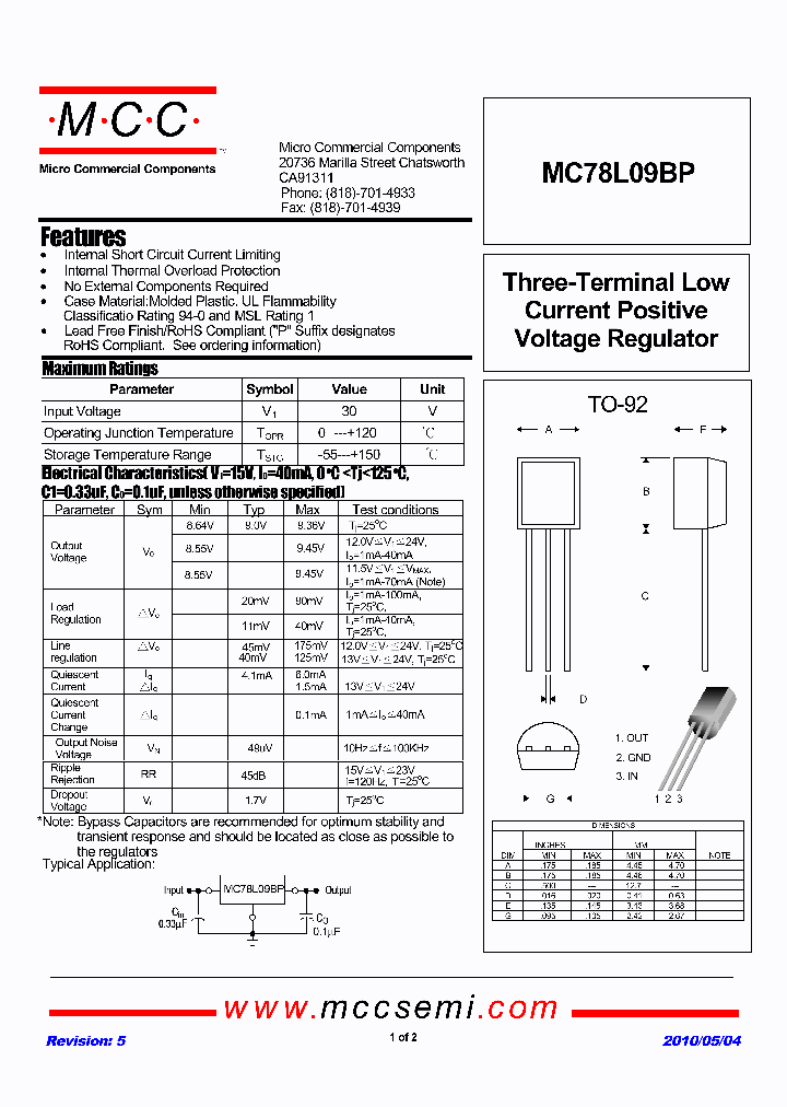 MC78L09BP-AP_3327792.PDF Datasheet
