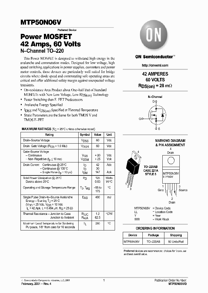 MTP50N06V-D_3338484.PDF Datasheet