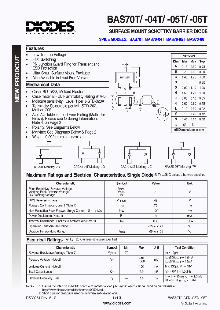 BAS70-06T_3360767.PDF Datasheet