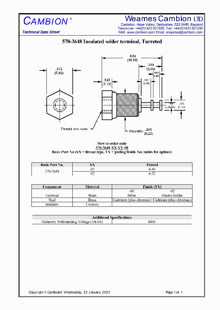 570-3648_3361628.PDF Datasheet